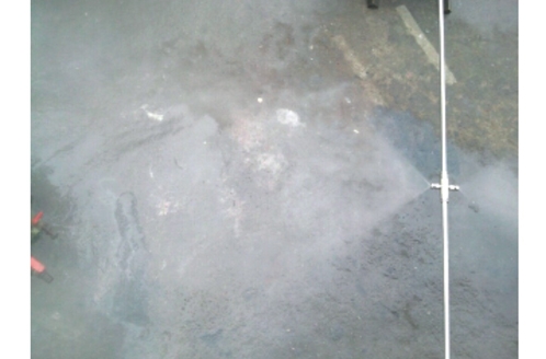 全不鏽鋼插接式高壓（yā）噴霧狀態